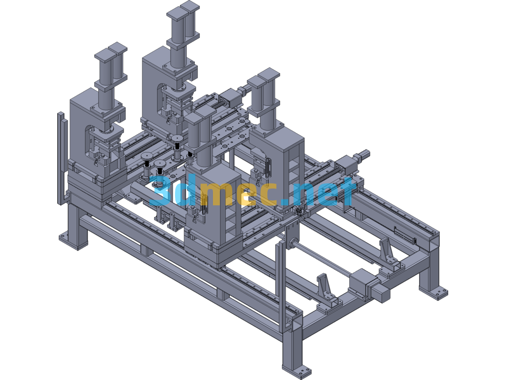 Length And Width Adjustable Panel Cutting Die - 3D Model Exported Free Download