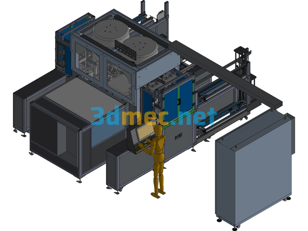 Automatic Wafer Sorting And Loading Equipment (Including Delta) - 3D Model SolidEdge Free Download