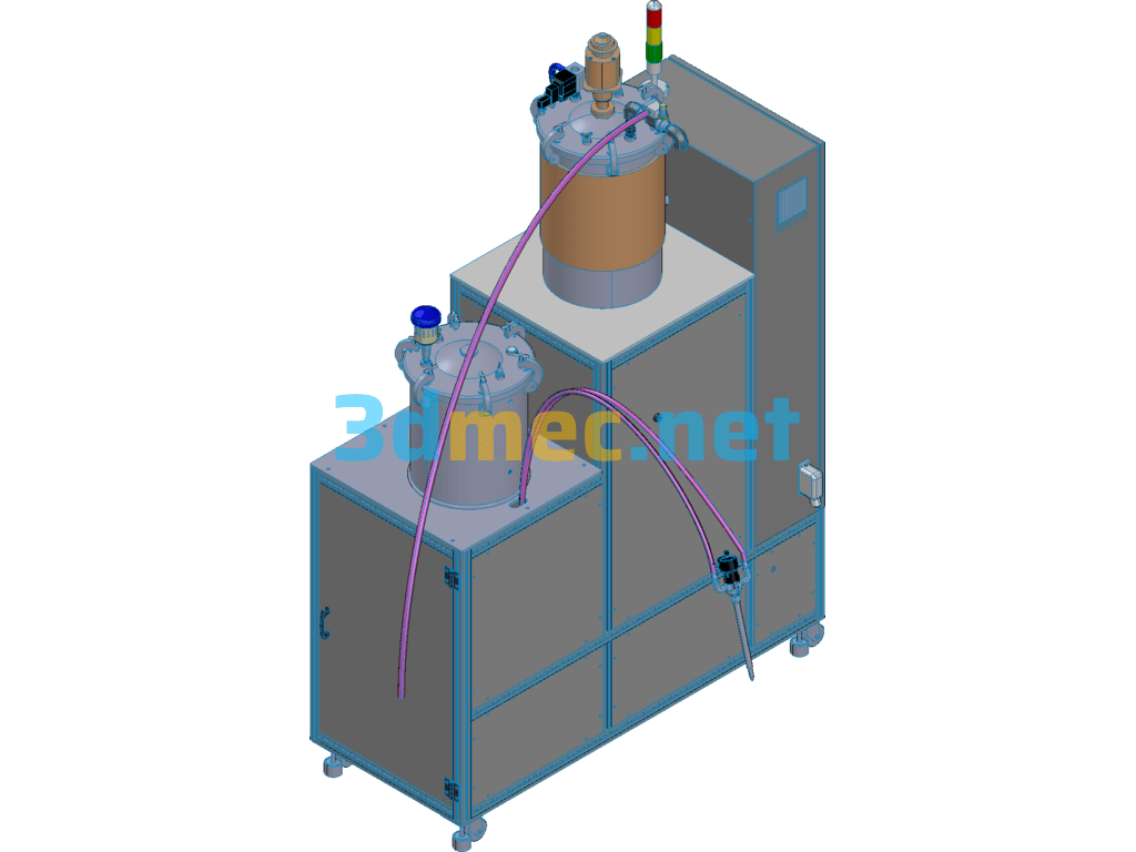 Automatic Dispensing Equipment - 3D Model Exported Free Download