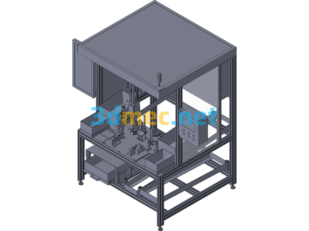 Audi C7 Seat Assembly Equipment Workbench - 3D Model Exported Free Download