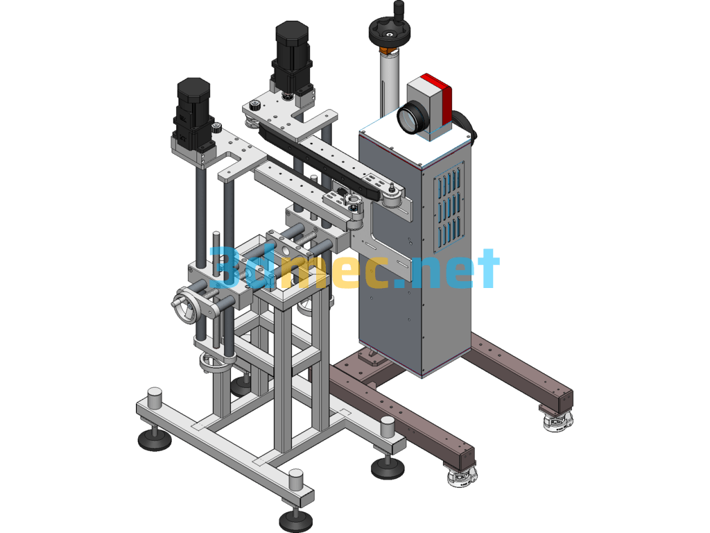 Clamping And Conveying Laser Marking Equipment - 3D Model SolidWorks Free Download