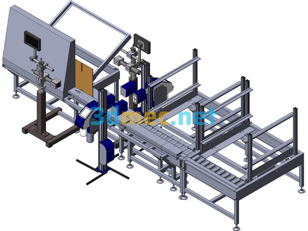 Vertical Cartoning Machine - 3D Model SolidWorks Free Download