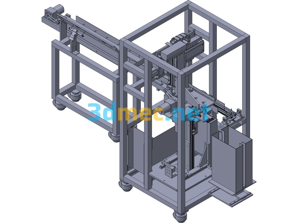 Semiconductor Circuit Board Loading And Unloading Equipment - 3D Model Exported Free Download