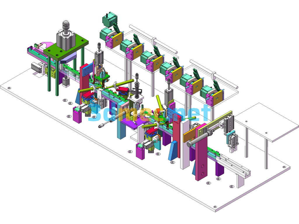 Welding Pressure Sensitive Machine Soldering Machine - 3D Model SolidWorks Free Download