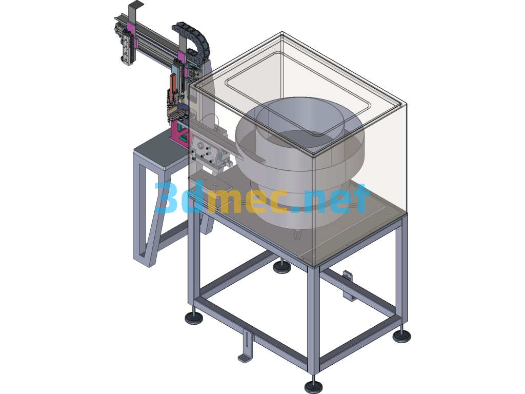 Small Product Loading Machine - 3D Model ProE Creo.Parametric Free Download