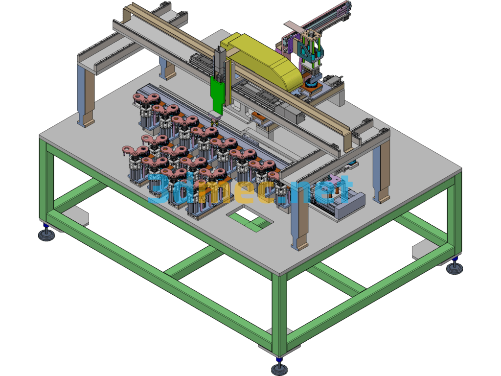 Product Handling And Marking Equipment - 3D Model ProE Free Download