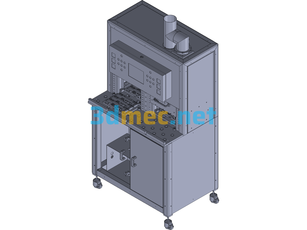 Continental Preheating Furnace - 3D Model Exported Free Download