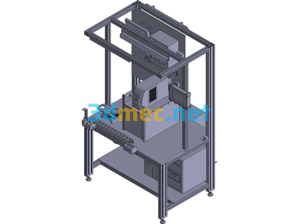 Autoclave Laser Marking Workbench Of Different Specifications - 3D Model Exported Free Download