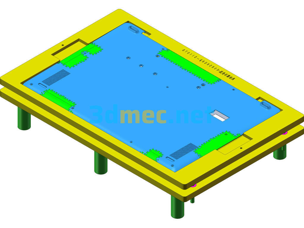 Graphite Sheet Assembly Fixture - 3D Model SolidWorks Free Download