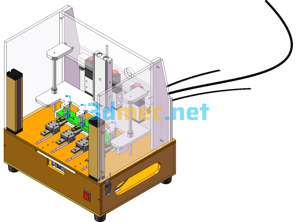 Automated Panel Test Fixture - 3D Model SolidWorks Free Download