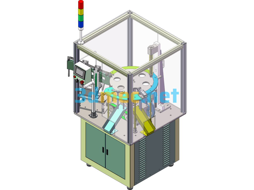 Fully Automatic Bolt Testing Machine - 3D Model SolidWorks Free Download