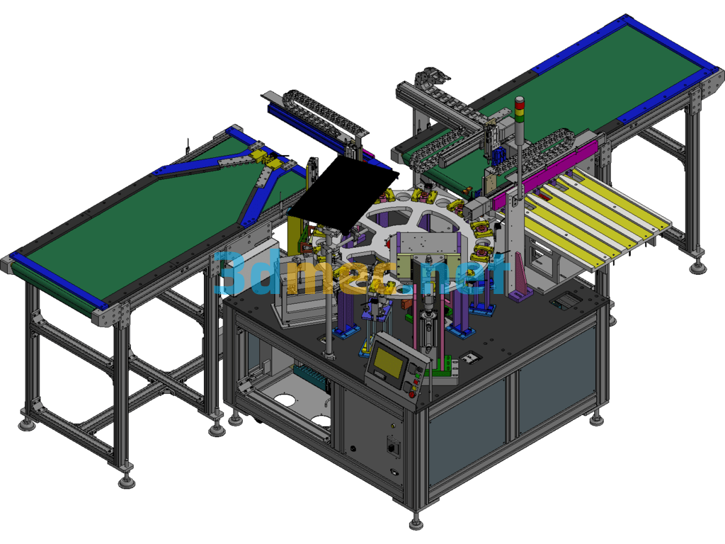 Ball Cage Multi-Size Testing Equipment - 3D Model Exported Free Download