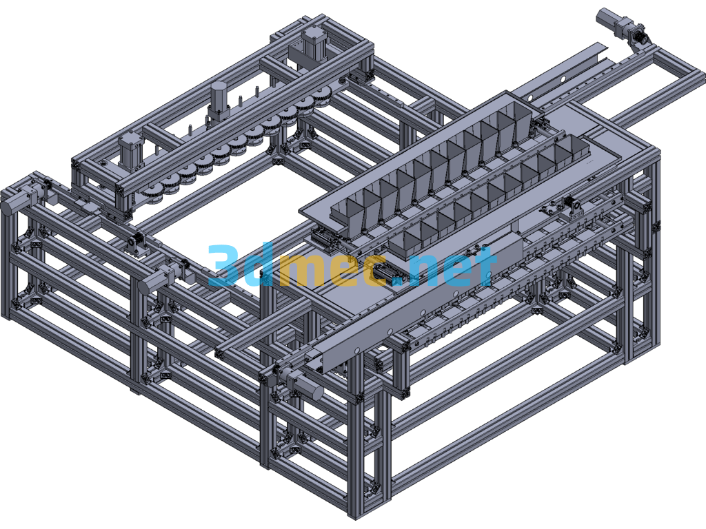 Vermicelli Processing Line - 3D Model Exported Free Download