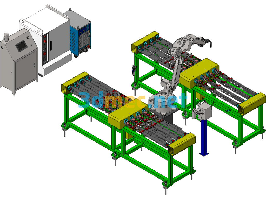 Rope Welding Workstation - 3D Model SolidWorks Free Download