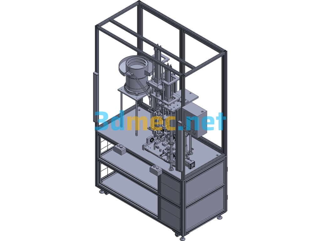 Pin Automatic Feeding And Pressing Equipment - 3D Model Exported Free Download