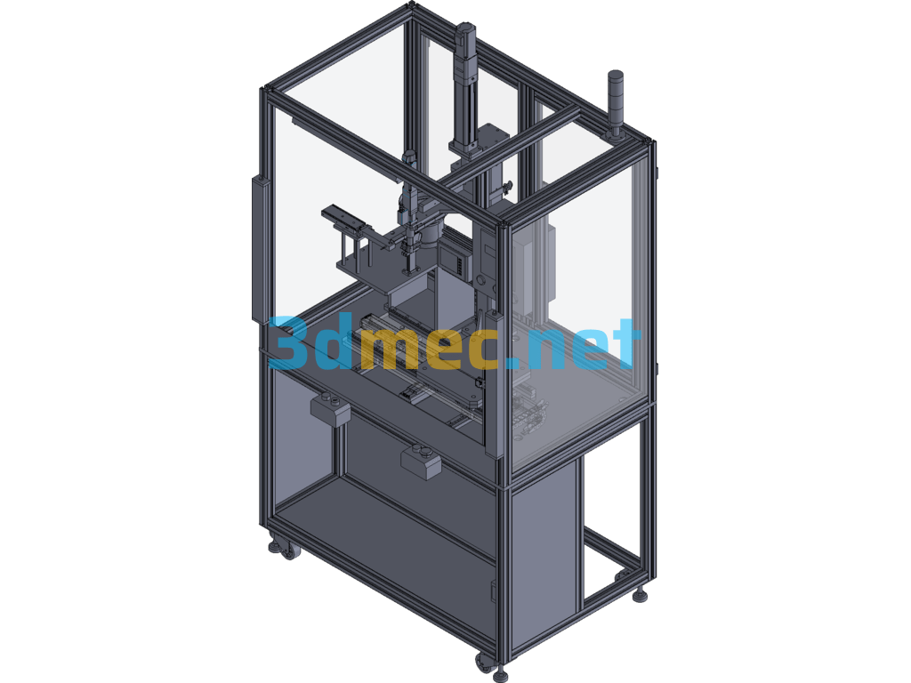 Automatic Screw Tightening Valve Body Assembly Equipment - 3D Model Exported Free Download