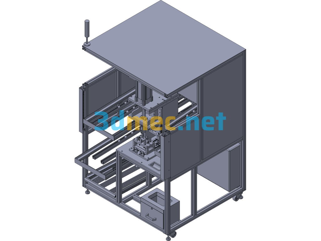 Bushing Pressing Equipment - 3D Model Exported Free Download