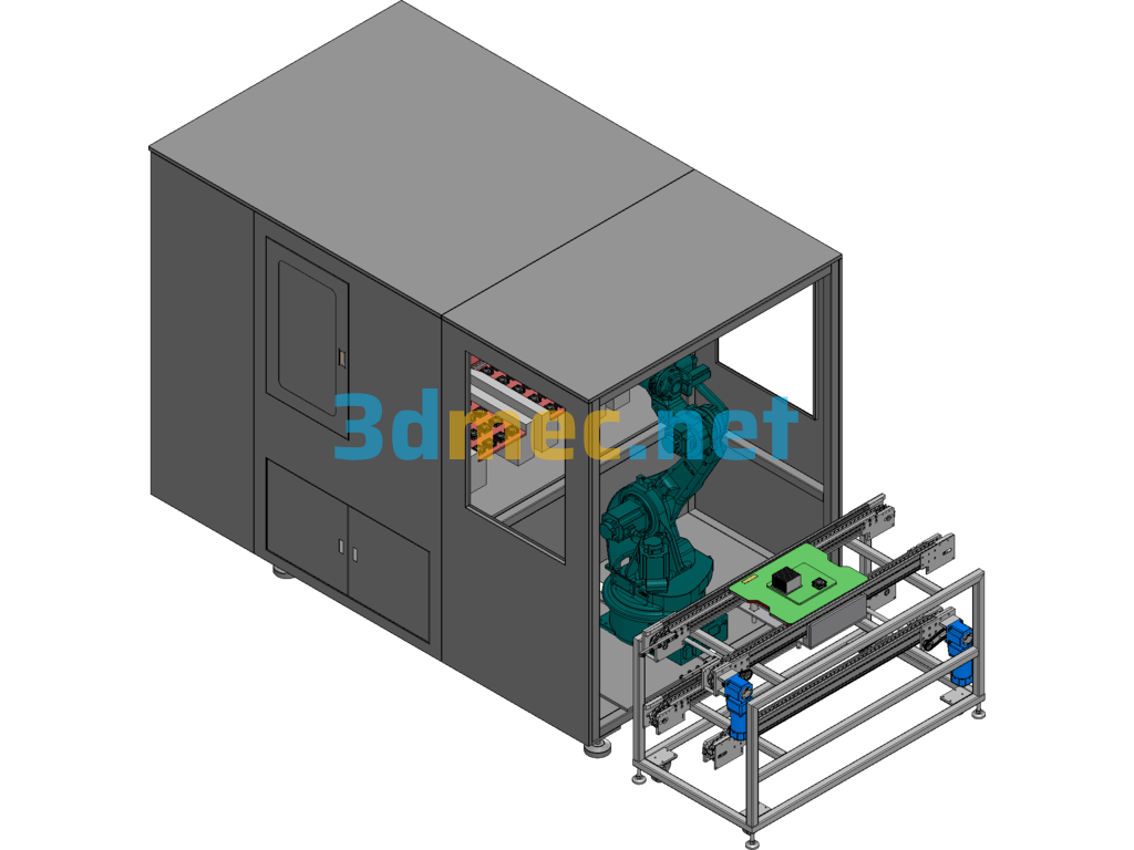 Computer Fan Loading And Assembly - 3D Model SolidWorks Free Download