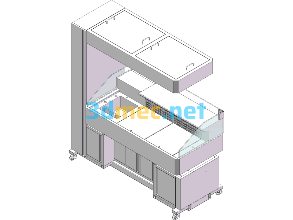 Pathology Lifting Table - 3D Model SolidWorks Free Download