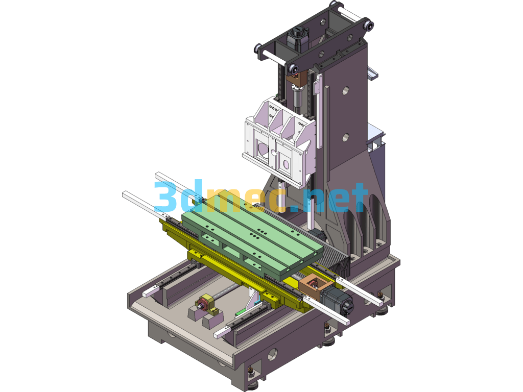 V65 Machine Tool Transformation Into High-Precision Machine Tool - 3D Model SolidWorks Free Download