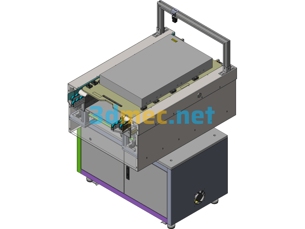 Warehouse Rotation Line Model - 3D Model SolidWorks Free Download