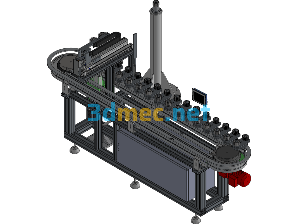 Ring Feeding Robot - 3D Model Exported Free Download