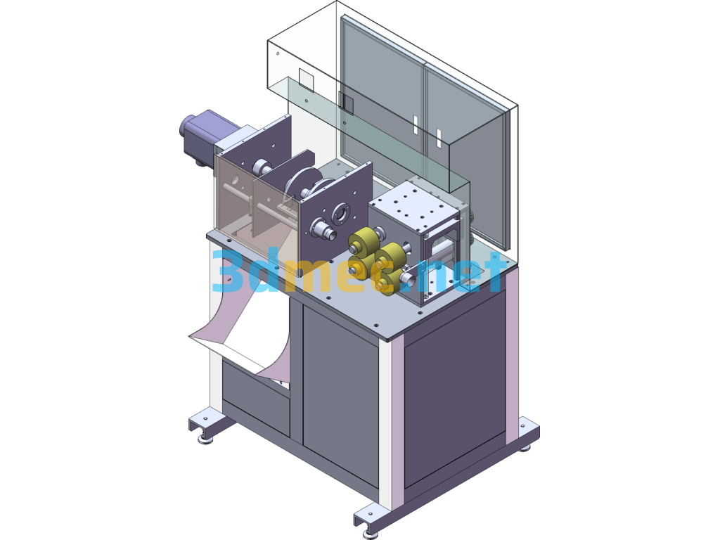 Tube Cutting Machine - 3D Model SolidWorks Free Download