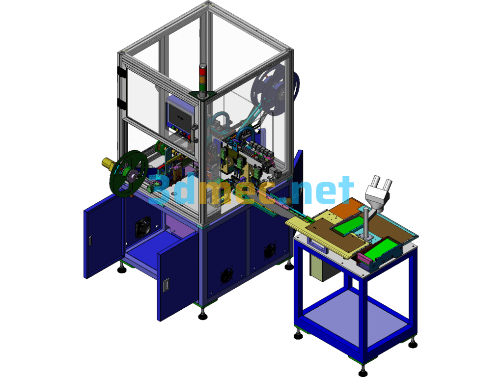 Electronic Product Handling And Packaging Machine - 3D Model SolidWorks Free Download