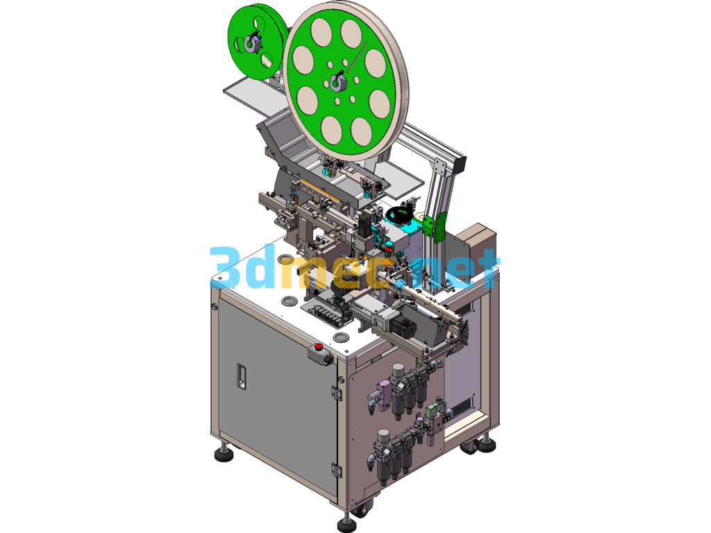 Vacuum Tube Assembly Packaging Machine - 3D Model SolidWorks Free Download