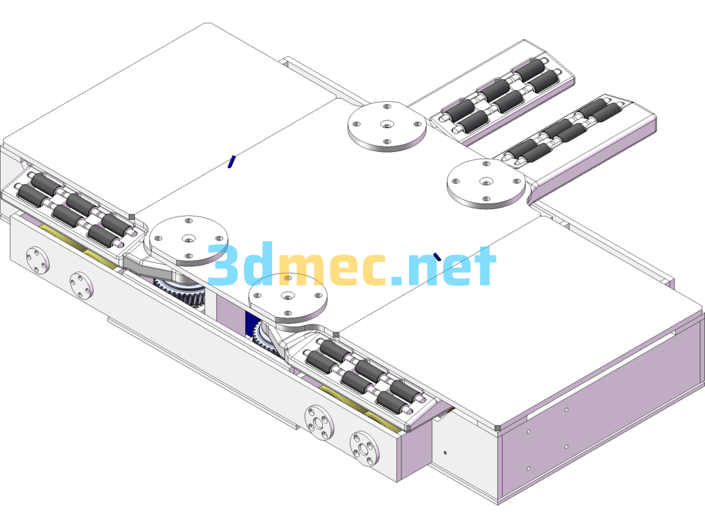 Stereoscopic Warehouse Clamping Trolley - 3D Model SolidWorks Free Download