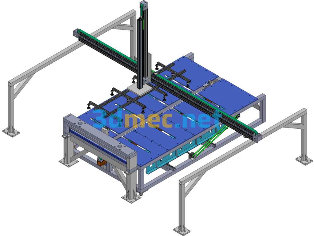 Automatic Paper Cutting Machine - 3D Model Exported Free Download