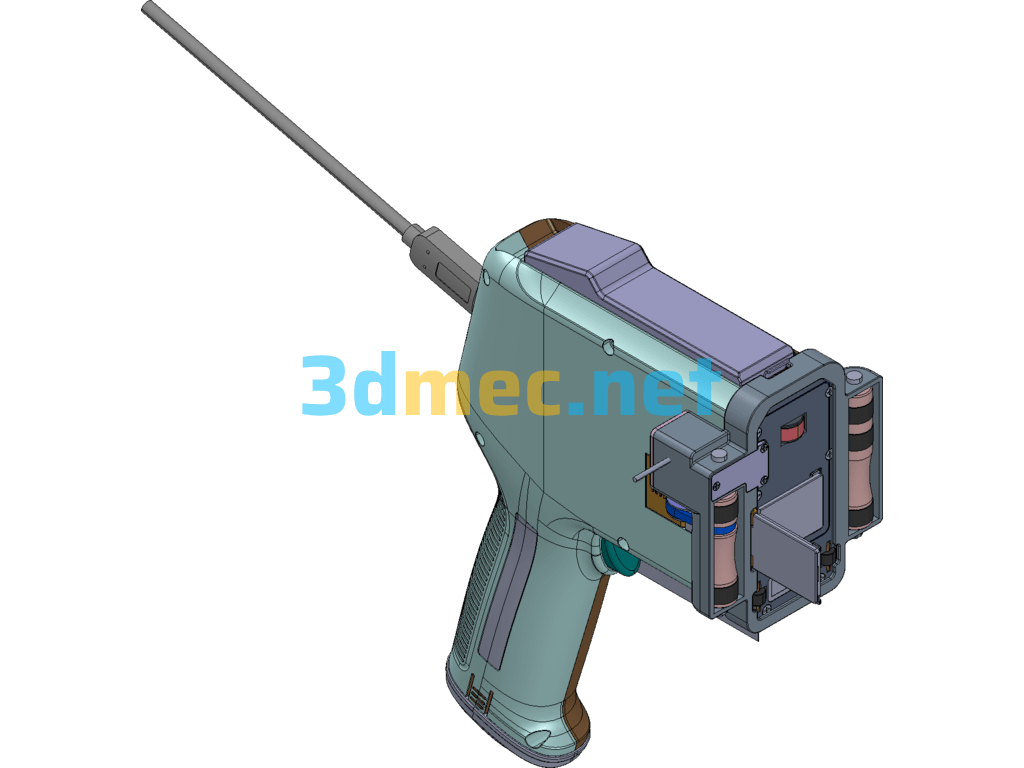 Handheld Printer Inkjet Printer - 3D Model Exported Free Download