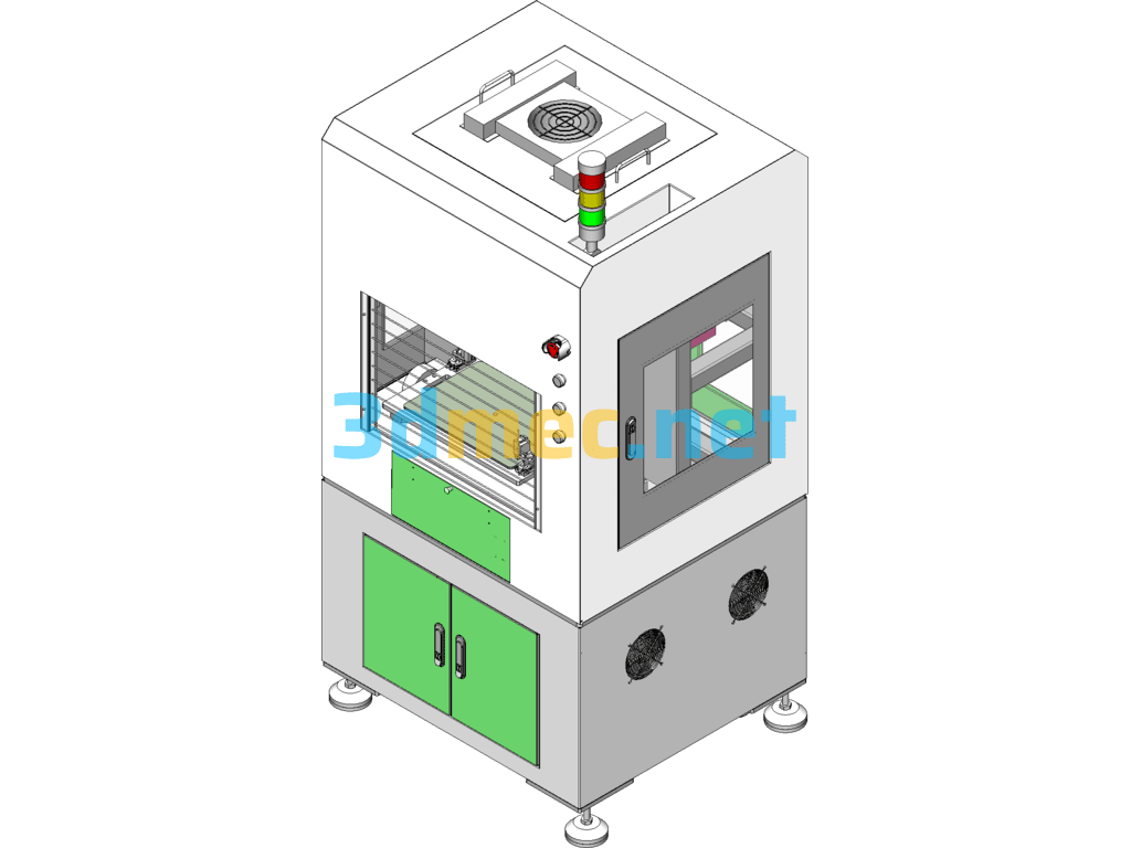 Laptop Internal Inspection Equipment For Impurities (AOI) - 3D Model SolidWorks Free Download