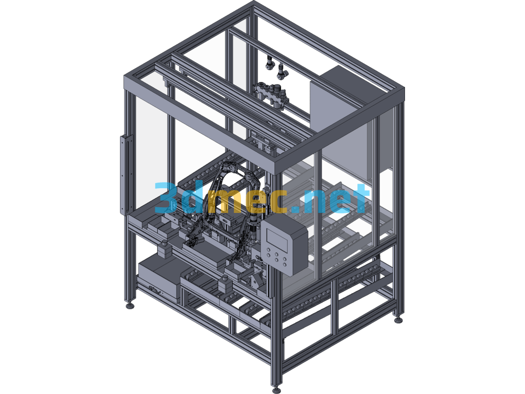 Car Seat Assembly Station SH-100003-OP20 - 3D Model Catia Free Download