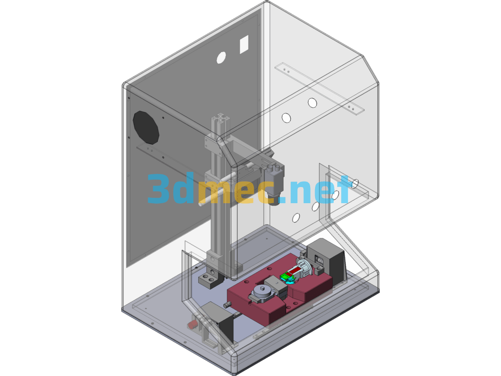 Parts Error-Proofing Visual Inspection Machine - 3D Model SolidWorks Free Download