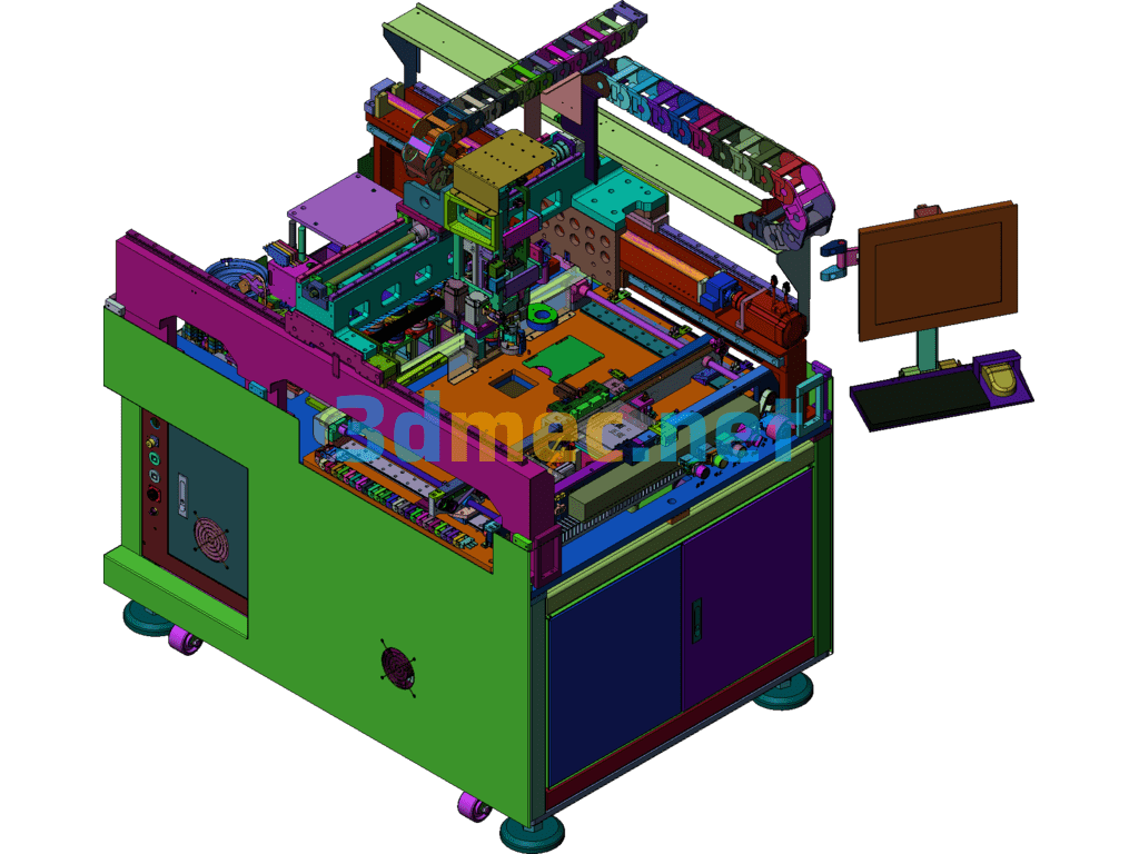 Floor-Standing Valve Assembly Equipment, 3D Detailed - 3D Model SolidWorks Free Download