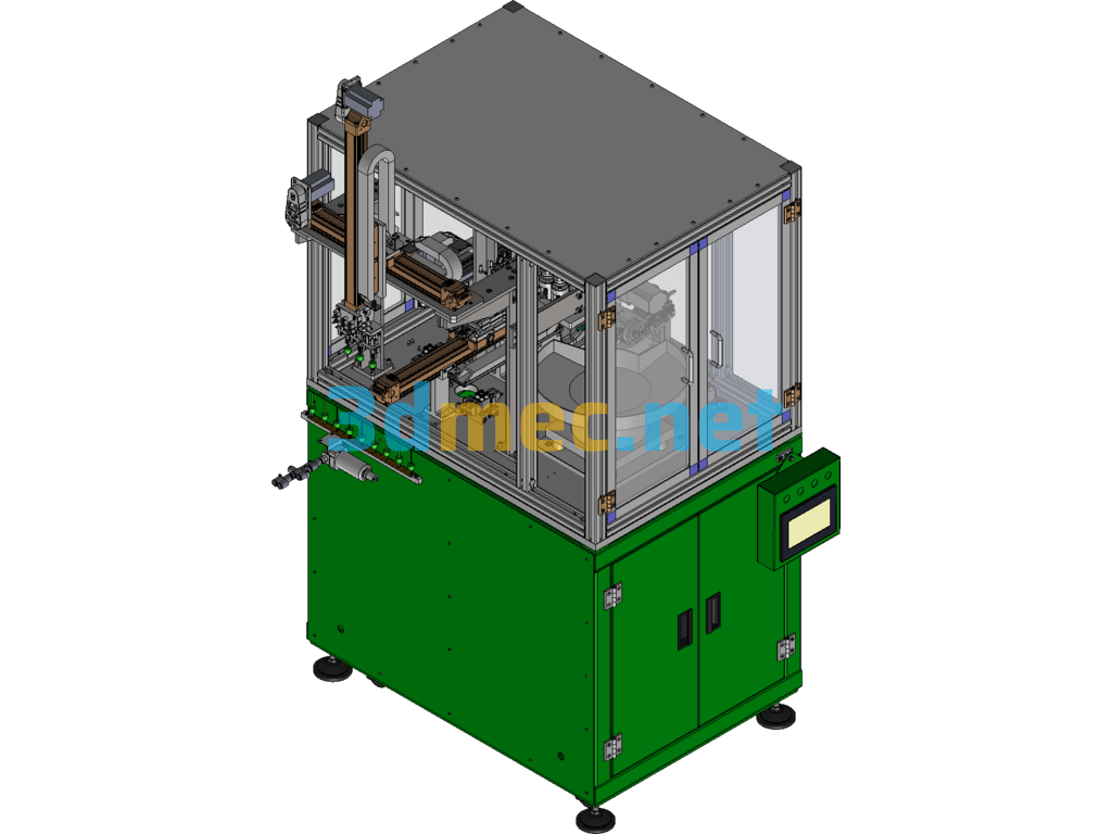 BD1901 Motor Rotor Commutator Assembly Machine - 3D Model SolidWorks Free Download