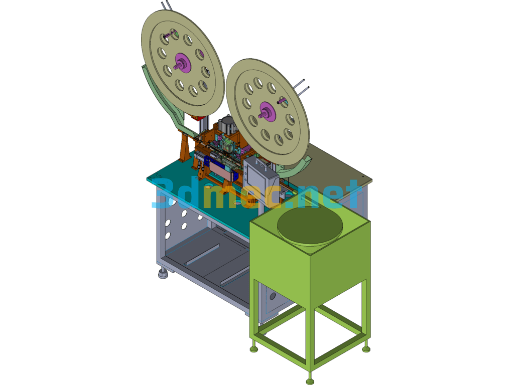 Latch Automatic Pin Insertion Machine - 3D Model SolidWorks Free Download