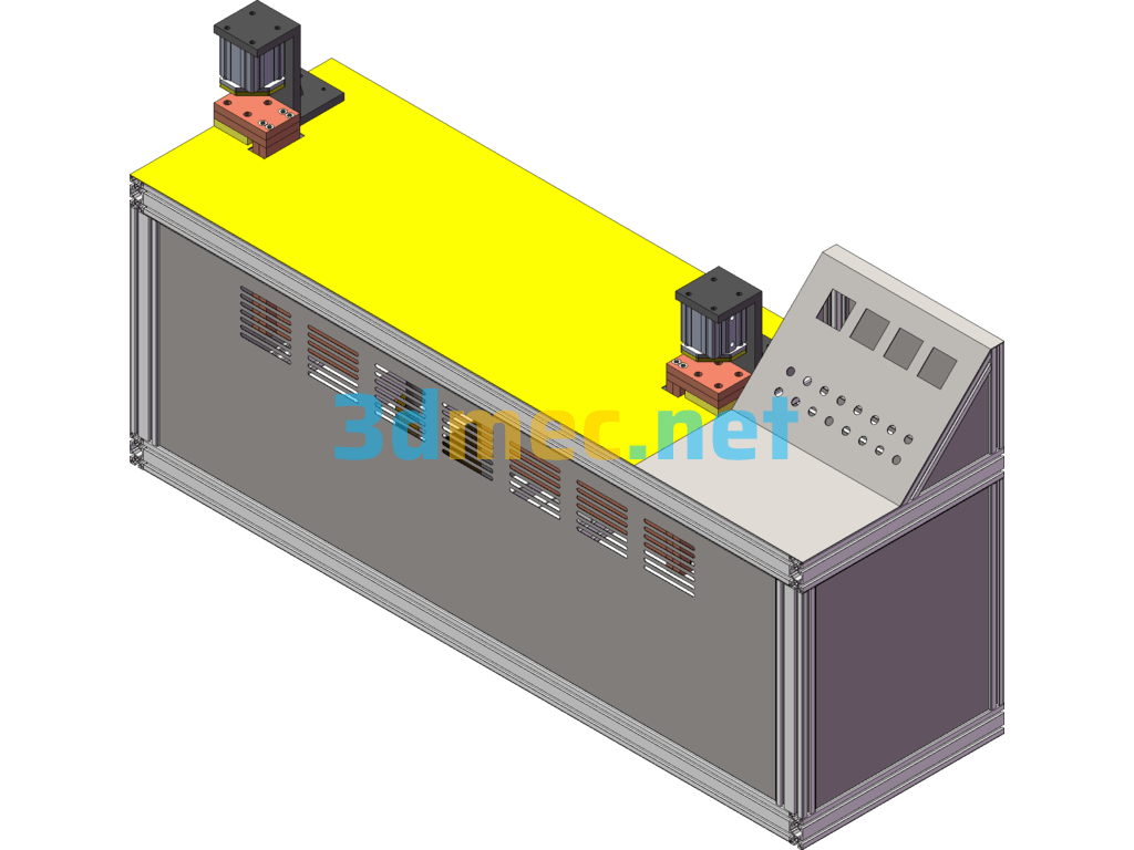 Transformer Current Test Bench - 3D Model SolidWorks Free Download