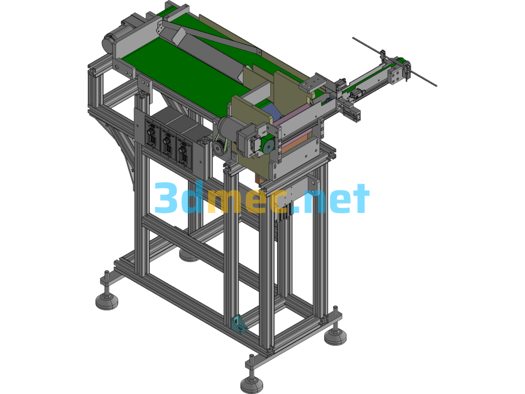 Automatic Board Feeder - 3D Model Exported Free Download