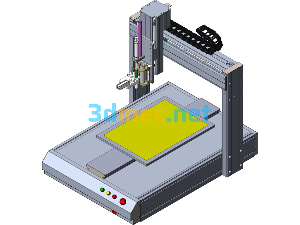 Desktop Dispensing Machine - 3D Model SolidWorks Free Download