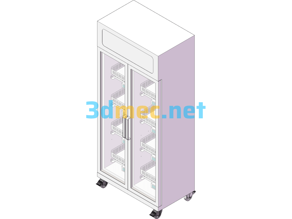 Fruit And Vegetable Smart Vending Machine - 3D Model SolidWorks Free Download