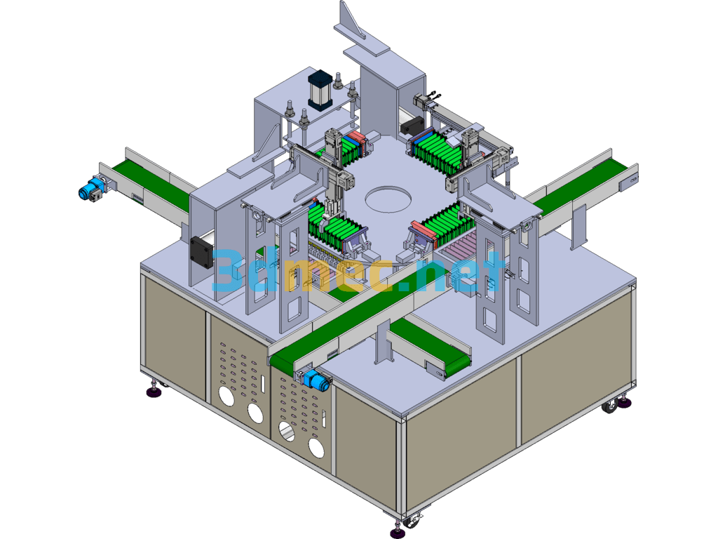 Battery Testing Equipment - 3D Model SolidWorks Free Download