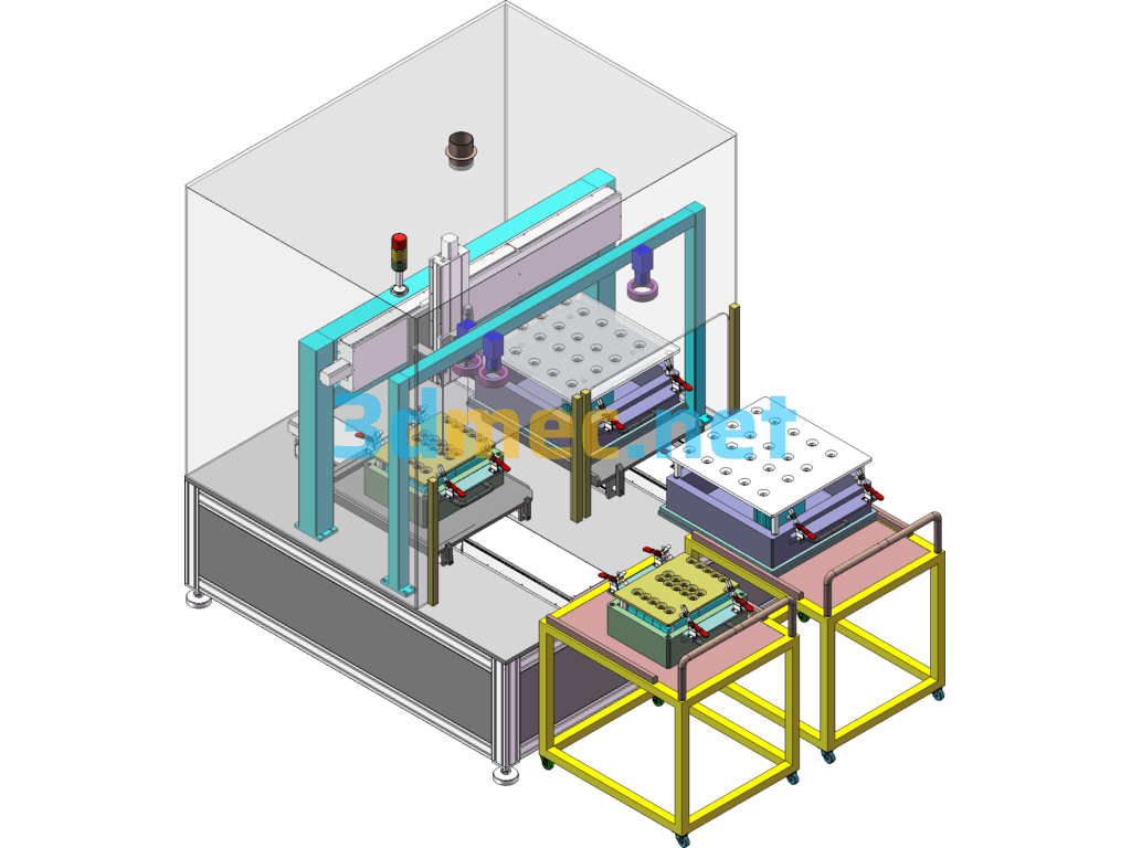 Laser Welding Equipment - 3D Model SolidWorks Free Download