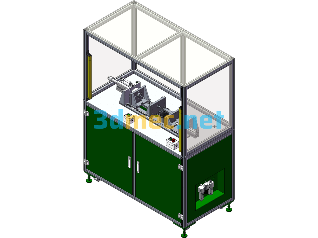 Elastic Cylindrical Pin Installation Machine - 3D Model SolidWorks Free Download