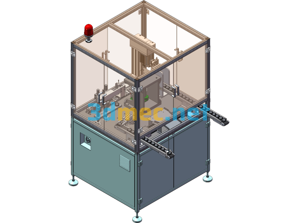 Stator Core Shaping Inspection Machine - 3D Model SolidWorks Free Download