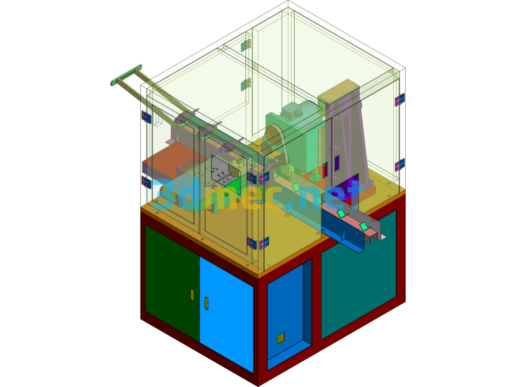 Rotor Finishing Machine - 3D Model SolidWorks Free Download