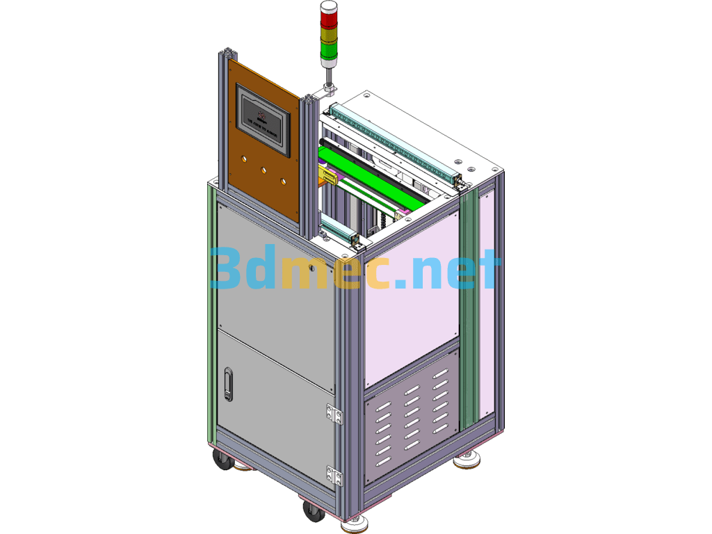 Automatic Lift For Conveyor Line Including DFM - 3D Model SolidWorks Free Download