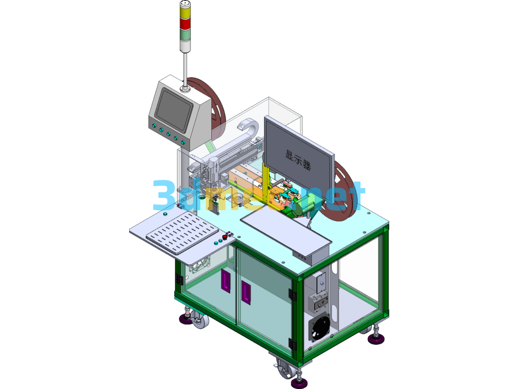 Terminal Visual Inspection And Packaging Machine Including BOM + Engineering Drawing - 3D Model SolidWorks Free Download