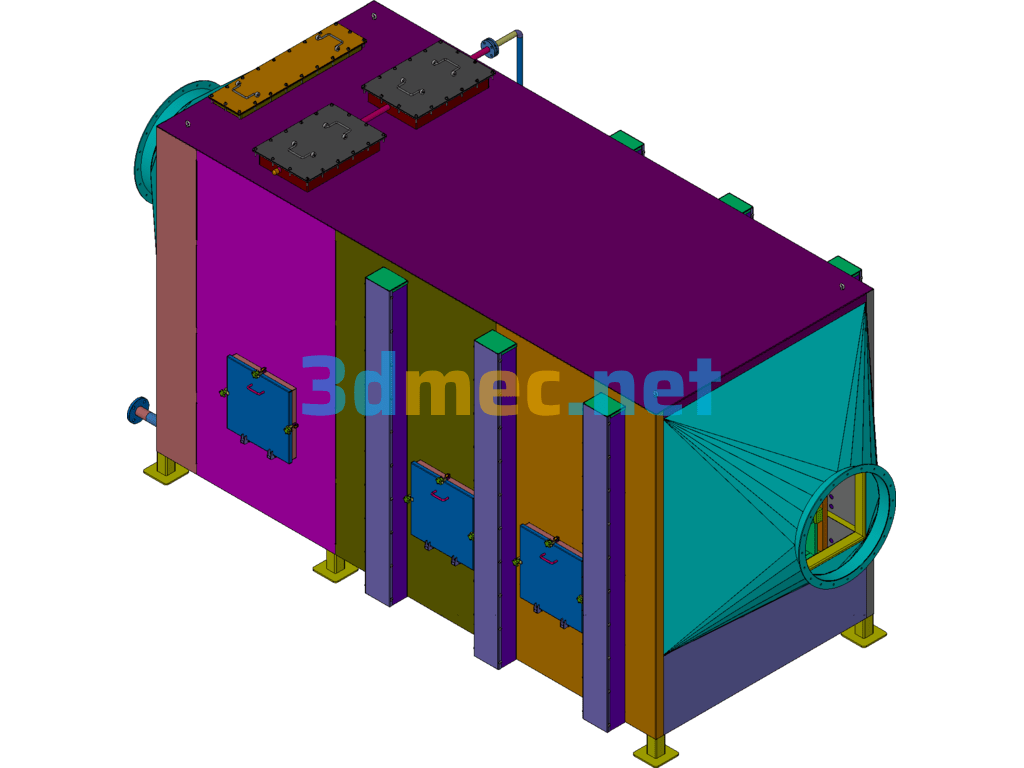 2000H Air Volume Plasma Equipment 3D+BOM+Engineering Drawing - 3D Model SolidWorks Free Download